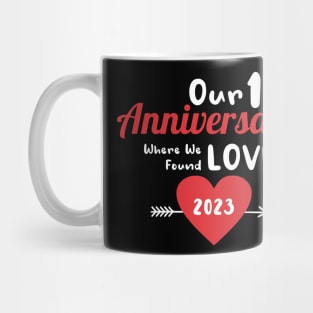 15th Anniversary where we found love 2023 Mug